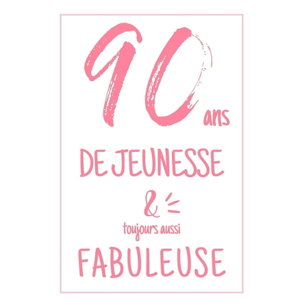 Anniversaire 90 Ans De Notes Pour Elle, Une Idée Cadeau