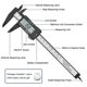 thumbnail image 2 of Digital Caliper, 150mm/ 6 Inch Accuracy Lcd Digital Vernier Caliper Gauge Carbon Fiber Electronic Micrometer Ruler Measuring Tool For Length Width Dep, 2 of 5