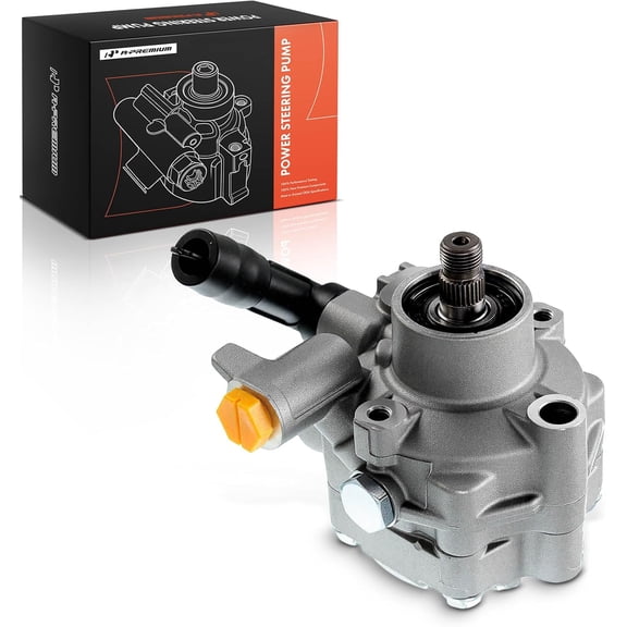 A-Premium Power Steering Pump Compatible with Subaru Outback/Legacy 2005-2009, Forester 2009-2013, Impreza 2008-2014, WRX 2012-2014, 2.5L Petrol, Replace # 34430AG03A, 34430AG050
