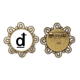 thumbnail image 1 of Broche de flores Símbolo de la divisa dong vietnamita regalo de joyería para mujeres y niñas Unbranded M, 1 of 3