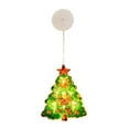 thumbnail image 1 of Christmas Window Arrangement Hanging Lights LED String Lights Santa Snowman Christmas Day Decoration, 1 of 3