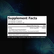 Intelligent Labs 5-MTHF L-Methylfolate 5mg (5000mcg) | Active Folate with Quatrefolic for Cellular Function Support | 60 Capsules (60-day Supply)