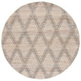 thumbnail image 4 of SAFAVIEH Marbella Baxter Diamond Area Rug, Natural/Ivory, 6' x 9', 4 of 10