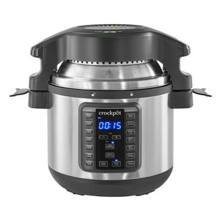  Zavor DUO 8.4 Quart Multi-Setting Pressure Cooker with Digital  Cookbook and Steamer Basket - Polished Stainless Steel (ZCWDU03): Home &  Kitchen