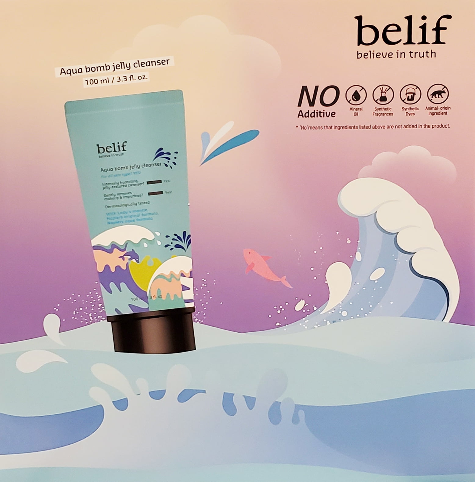 Belif aqua bomb jelly cleanser discount