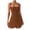 Camel, variant on Women’s Square Neck A-Line Mini Dress Sleeveless Fit and Flare Casual Summer Skater Dress