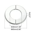 thumbnail image 2 of Pared Divisor Brida, 2uds 201 Acero Inoxidable Placa Redonda Cubierta para Tubería 32mm Diámetro, 2 of 5