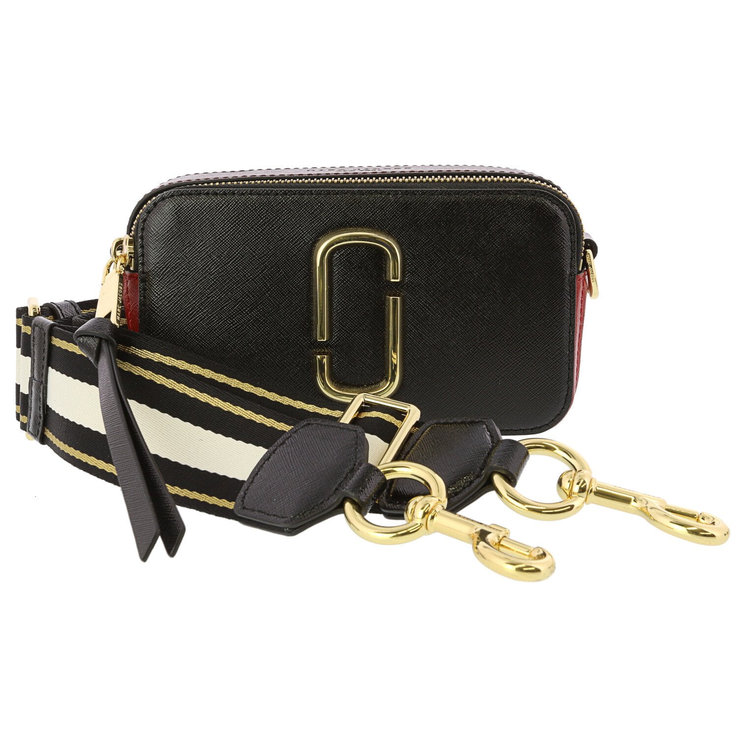 Marc Jacobs Marc Jacobs Black / Dk Red Snapshot Colour Block Camera