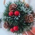 thumbnail image 5 of Winter Christmas Decoration 10Cm Wall Hanging Fake Plant Dried Flowers Tree Multicolor Party Ornament Mistletoe Ball 1Pcs, 5 of 6