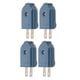 thumbnail image 5 of ColoMX Enchufe eléctrico de 4 Uds., práctico enchufe de 2 clavijas, cable de extensión de repuesto (enchufe estadounidense), 5 of 8