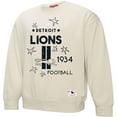 thumbnail image 2 of Women's Mitchell & Ness Cream Detroit Lions Shooting Stars Pullover Sweatshirt, 2 of 3