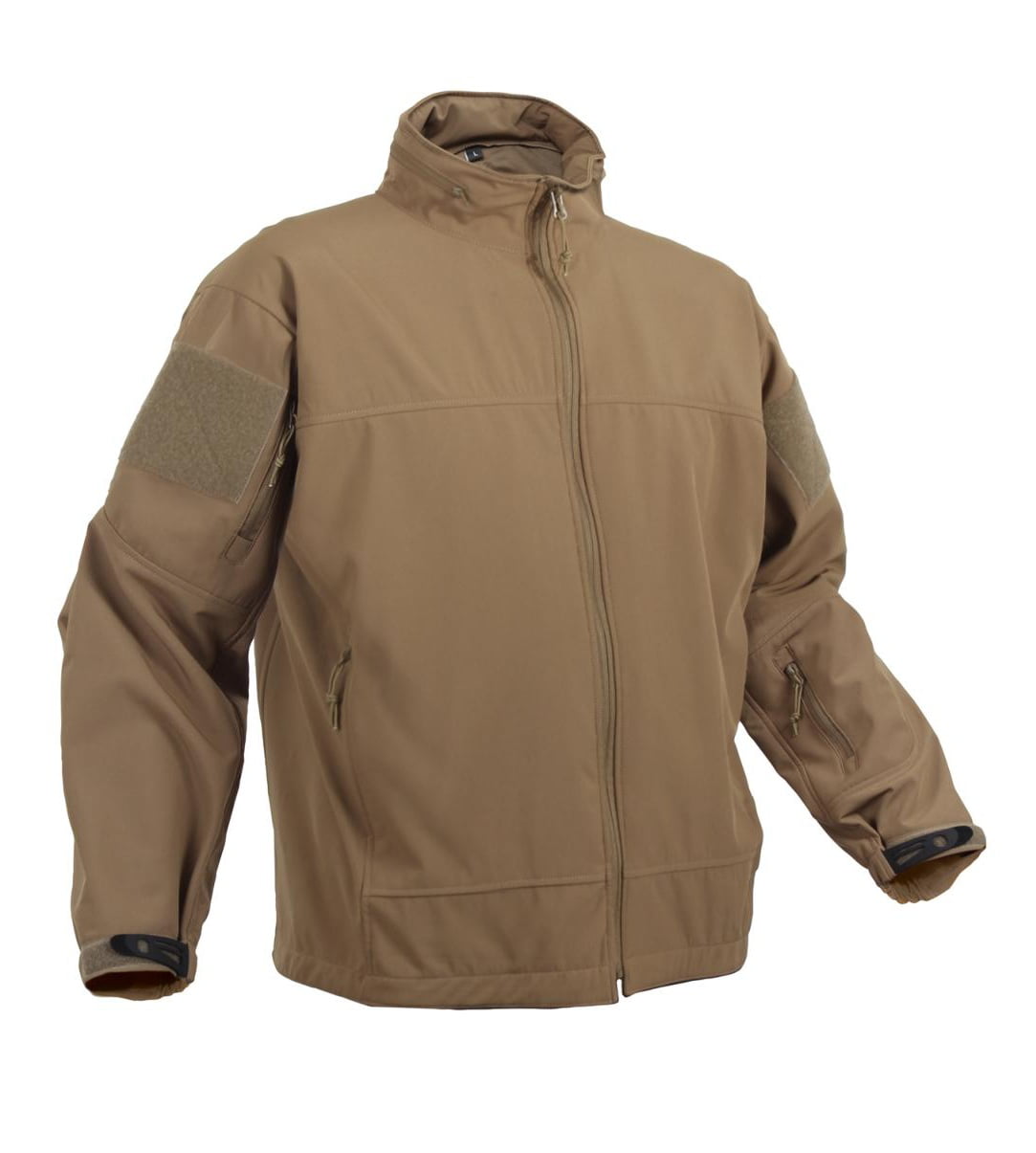 Rothco - Covert Ops Light Weight Coyote Tan Soft Shell Jacket 2X-Large ...