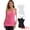 Rose Red, White, Black, variant on DARING DIVA Women's Modal Adjustable Straps Cami Tank Top 3-Pack 3XL Black, Gray