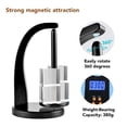 thumbnail image 6 of Magnetic Yarn Holder with Tool Organizer – Ebonyz Wood Yarn Stand for Knitting Projects by Artowell, 6 of 8