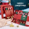 thumbnail image 2 of 6PCS Cuchara De Navidad Con Caja De Cift Café Conjunto De Acero Inoxidable Colgante Postre Cocina Vajilla, 2 of 4