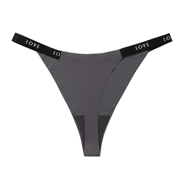 Summer Women Sports Sexy Panties Seamless Thong Underwear Soft Briefs G  String