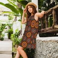 thumbnail image 2 of KLL 60s and 70s Aesthetic1 Pattern Womens Summer Dresses 2025,Loose Round Neck Sleeveless Sundresses Tank Dresses with Pockets, 2 of 7