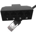 thumbnail image 4 of Câble Adaptateur Séparateur de Ligne Téléphonique Excellent Convertisseur de Ligne RJ45 à RJ11 pour Connexion de Câble Réseau (Câble Ethernet RJ45 Inclus), 4 of 8