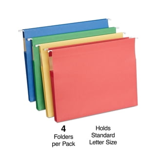 Staples Recycled Reinforced Hanging File Folders, Letter Size, 3-Tab, Green, 25 Per Box
