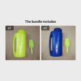 thumbnail image 1 of Épandeur Portatif Multi-Usage - Cadran Réglable, 7 Modes d'Ouverture, pour Graines, Engrais, Sel / Inclus Scoopgreen+bleu, 1 of 5