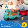 thumbnail image 2 of Fisher-Price Little People Serve It Up Food Truck Musical Toddler Toy Vehicle with 2 Figures, 2 of 6
