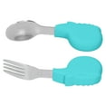 thumbnail image 2 of Hilitand 2PCS Baby Kids Stainless Steel Fork Spoon Set Tableware Feeding Cutlery Utensils, 2 of 8