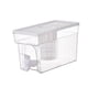 thumbnail image 2 of Hervidor de agua fría con grifo, dispensador de bebidas de 4 l con grifo para camping en casa o bar. Blanco, 2 of 9