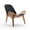 Black, variant on Moon Chair (White) by Black & White Furniture - Beautifully Crafted Furniture Perfect for Houses, Condos and Apartment – Easy Assembly 
