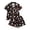 Style9, variant on TGPMGRZ Ladies Halloween Pajamas Silk Short Sleeve Shirts Matching Pj Shorts Halloween Holiday Pajamas