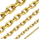 thumbnail image 1 of Collar ChainsHouse Gold ChainsHouse para hombre, 5 mm, 66 cm, acero inoxidable, 1 of 7