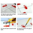 thumbnail image 2 of Tile Leveler Optimize Tile Placement with Transparent Tile Leveling Clips 100pcs Spacers for Accurate Alignment, 2 of 12