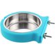 thumbnail image 1 of Azul (L) Tazón para Jaula para Perros Cuenco Colgante Extraíble de Acero Inoxidable para Mascotas Jaula Tazón de Agua pequeño Alimentador Comida para Perros Gatos Conejos Birdsgreen Suministros para M, 1 of 5