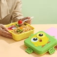 thumbnail image 6 of Bento Box Cute Chick Lunch Container Microwave Safe Food Grade Leak Proof with Utensils for Youth Picnic Office by Xuniizn, 6 of 7