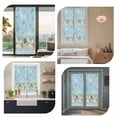 thumbnail image 7 of Beach Coastal Blue Window Privacy Film, Nautical Shell Starfish Coral Summer Static Cling UV Sun Blocking Heat Control Window Tint Day and Night, Non-Adhesive One Way Privacy Cover 17.7''x78.7'', 7 of 7