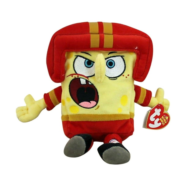 Ty Beanie Baby SpongeBob QB Stuffed Animal