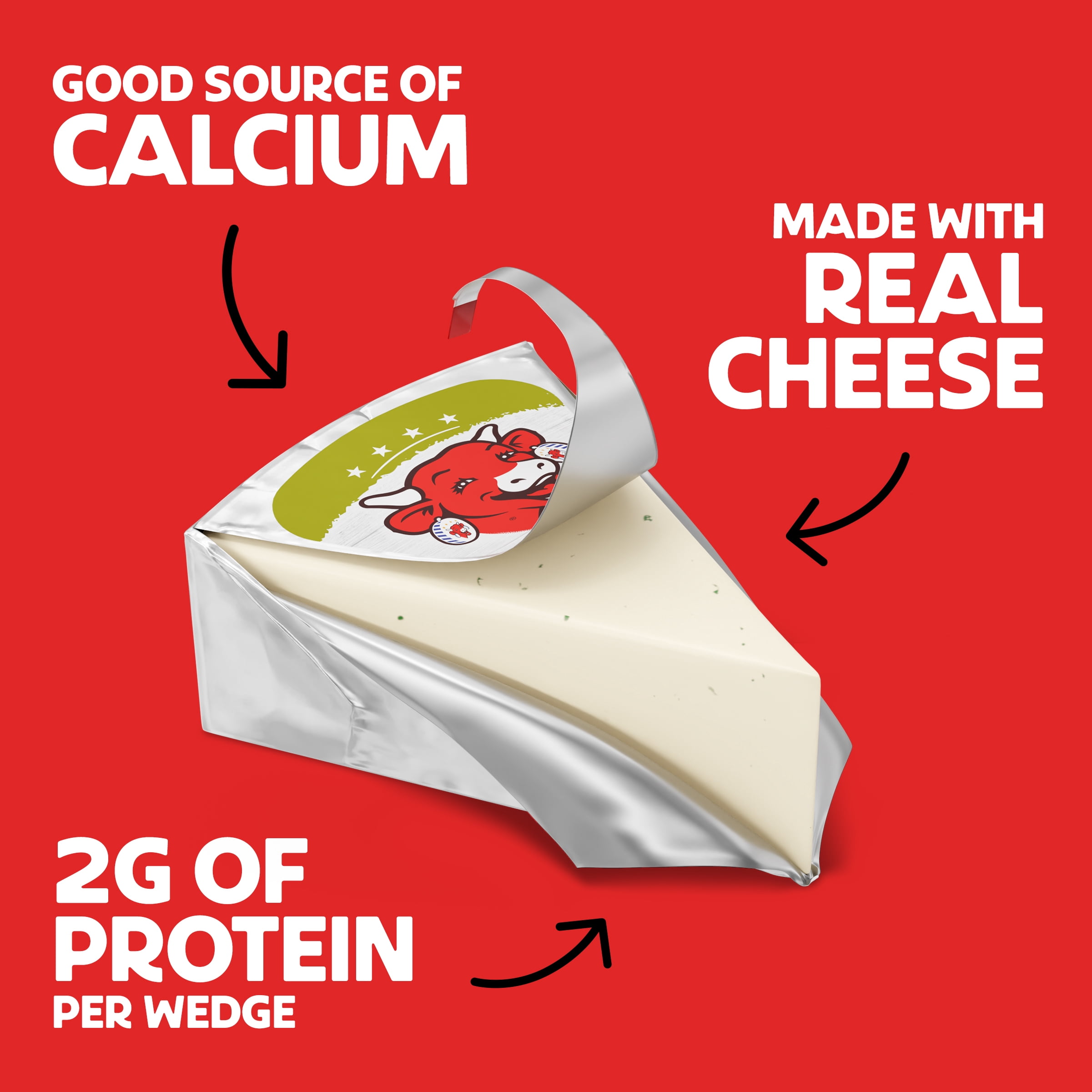 The Laughing Cow Creamy Jalapeño Cheese Spread, 5.4 oz Box