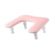 thumbnail image 5 of Reposamanos para manicura con altura ajustable en forma de U, almohada para brazo y muñeca para manicura Rosa, 5 of 9