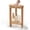 Teak, variant on Shower Foot Rest 14in, HDPE Waterproof Shower Stool for Inside Shower, Corner Shower Stool for Shaving Legs with Storage Shelf, Shower Step Stool for Small Space, Plastic Corner Shower Bench, White