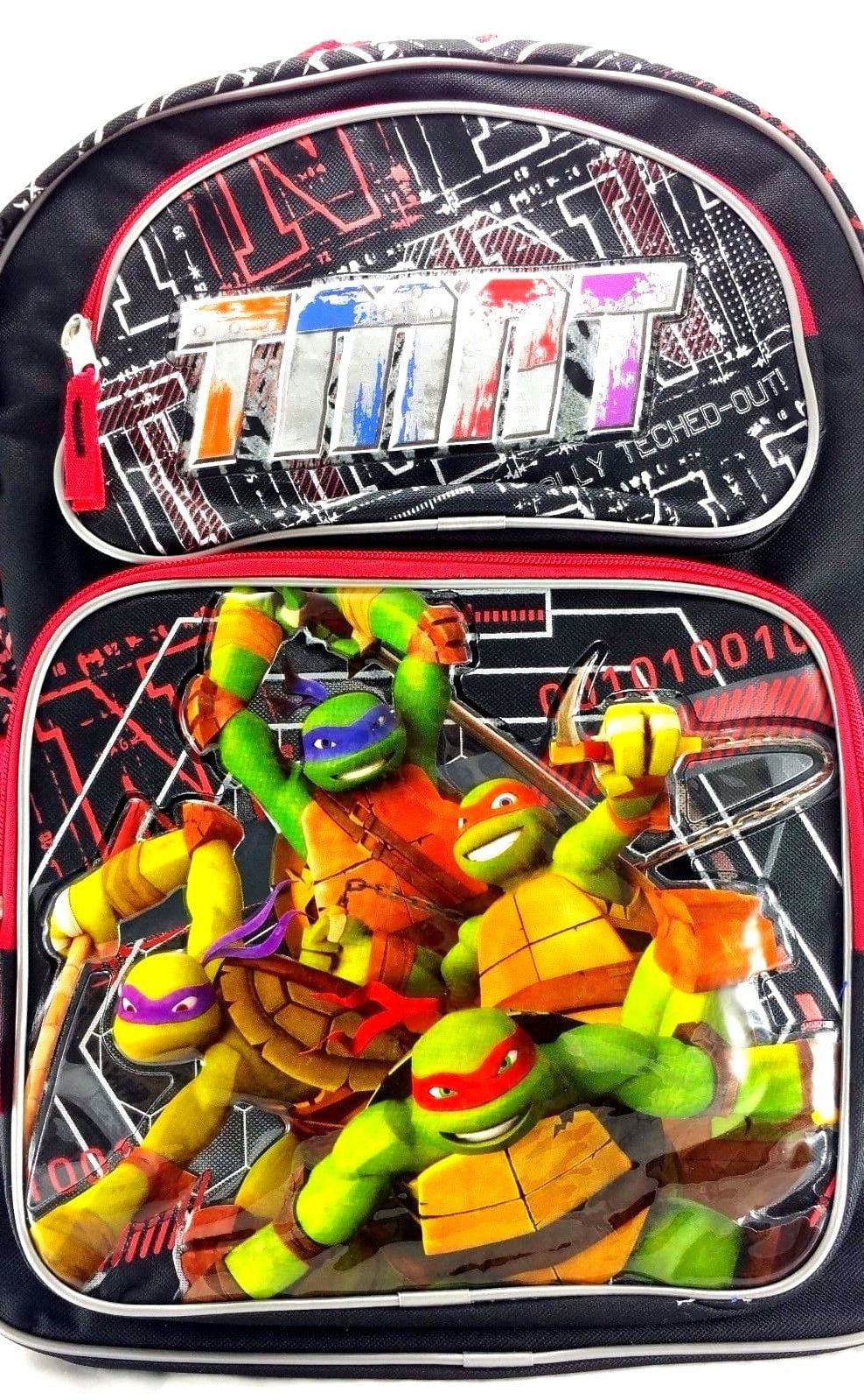 TMNT Teenage Mutant Ninja Turtles Boys 16 Large School Backpack Bag 