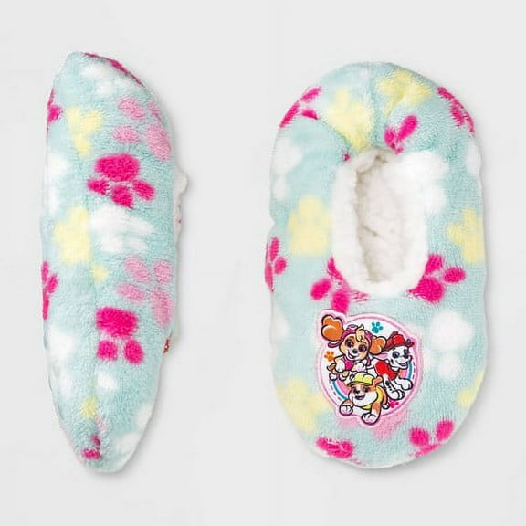 Toddler PAW Patrol Top Up Pup Pals Slippers - Aqua 2T-3T