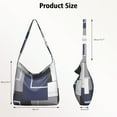 thumbnail image 4 of Boho Rainbow Gradient Travel Sling Bag - Large Capacity Minimalist Daily Carry Handbag with Adjustable Strap, 4 of 5