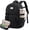Black, variant on LOVEVOOK School Backpack for Teen Girls, Waterproof Travel College Bookbag for Middle High School with Large Cup Holder & Pencil Case, Fits 15.6'' Laptop, Cute Aesthetic Kids Student Backpack
