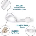 thumbnail image 4 of 2025 50 Pieces Bungee Cords, Bungee Cord Ball, Bungee Cord, Bungee Cord with Ball, Bungee Cord for Tents, Camping, 4 of 5