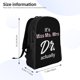 thumbnail image 3 of En realidad, es la señorita Sra. Sra. Dra. Mochilas escolares para estudiantes, mochilas de viaje, bolsos para portátiles, bolsos de hombro para hombres y mujeres., 3 of 5