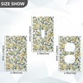 thumbnail image 7 of Yayeee Blank Wall Plate Cover 1-Gang 4.5"x2.7" Home Unused Decorative Outlet, Autumn Greenery, 7 of 7