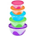 Southern Homewares 5 Piece Plastic Containers with Lids Set, Airtight