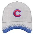 thumbnail image 2 of Men's New Era Gray Chicago Cubs Visor Paint Splatter 39THIRTY Flex Hat, 2 of 5