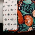 thumbnail image 3 of Lush Decor Poppy Garden Floral Cotton Reversible Quilt, King, Navy, 3-Pc Set, 3 of 6