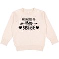 thumbnail image 2 of Inktastic Promoted to Big Sister Arrows and Hearts Toddler Sweatshirt, 2 of 4