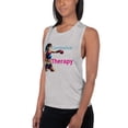 thumbnail image 2 of Boxing Therapy Ladies’ Boxing Graphic Muscle Tank (Athletic Heather, M), 2 of 3